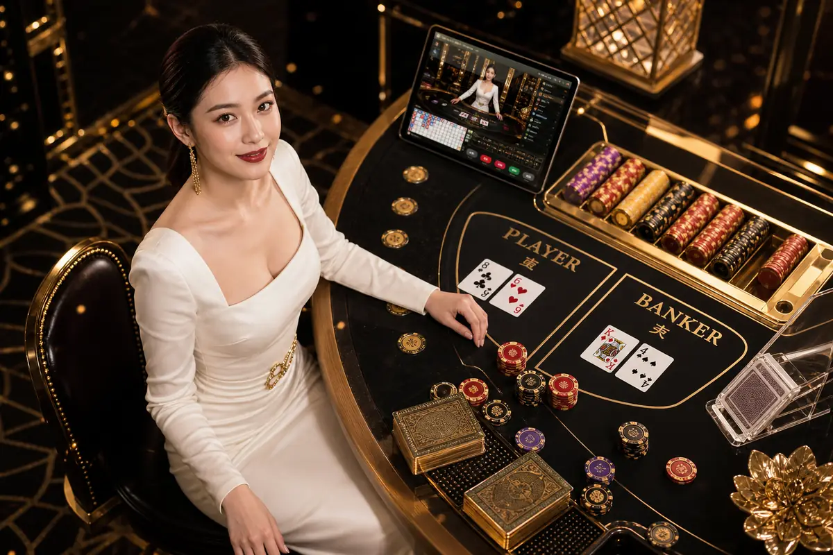 menu888 Casino meja live baccarat peniaga langsung